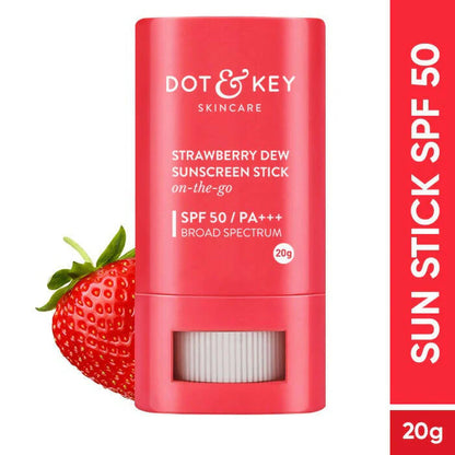 Dot & Key Strawberry Dew SPF 50 Sunscreen Stick - 20 gm