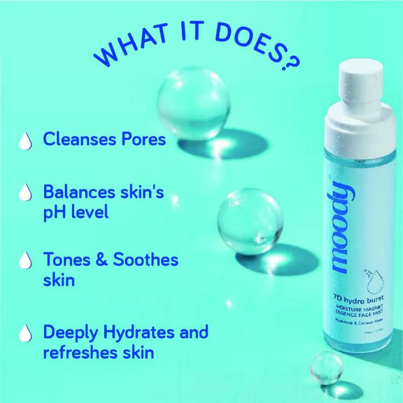 Moody 7D Hydro Burst Moisture Magnet Essence Face Mist - 110 ml