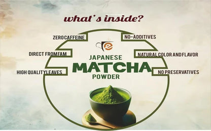 Eteasy Japanese Matcha Sonti Mix Milk Drink Kashmiri Kesar Saffron Mix Powder - 400 gm