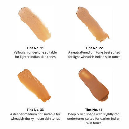 Sandiva One & Done Tinted Sunscreen With Zinc Oxide, SPF 35 PA++++, No White Cast - Tint 22 - 40 gm