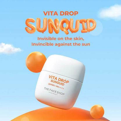 The Face Shop Korean Sunquid- SPF50+ PA++++ Fluid Sunscreen - 50 ml