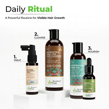 Avimee Herbal Rosemary Essential Hair Oil with Vitamin E & Nansyl - 15 ml