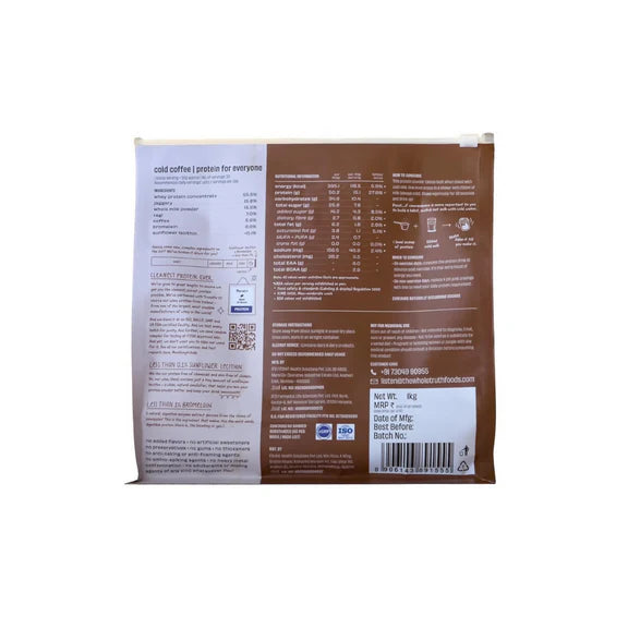 The Whole Truth 15g Protein/Scoop - Cold Coffee - 1 kg