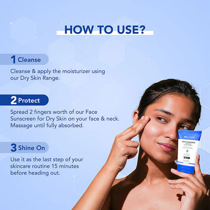Bella Vita Organic Sunscreen SPF 50 For Dry Skin - 50 ml