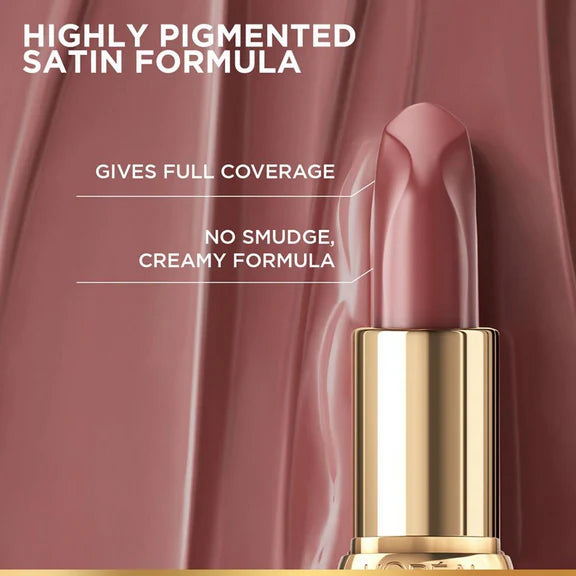 L'Oreal Paris Color Riche Satin Lipstick - 570 Worth It Intense - 4 gm