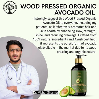 Ivory Natural Wood Pressed Organic Avocado Oil Premium & Extra Virgin - 200 ml