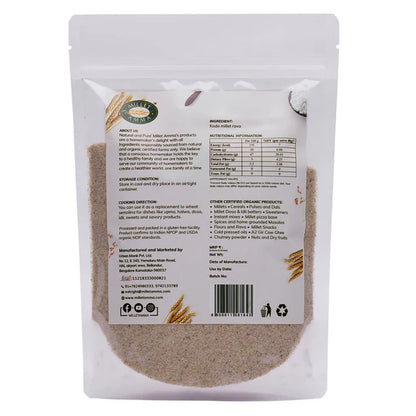 Millet Amma Organic Kodo Millet Rava - 500 gm