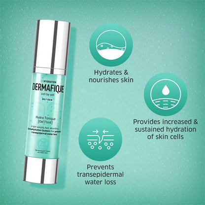 Dermafique Hydra Tonique Gel Fluid Hydrating Moisturizer - 50 ml