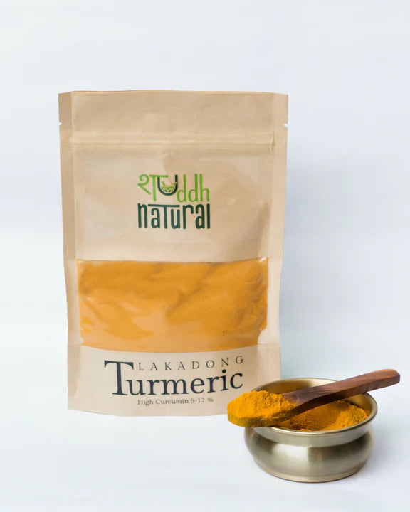 Shuddh Natural Lakadong Turmeric Powder - 70 gm