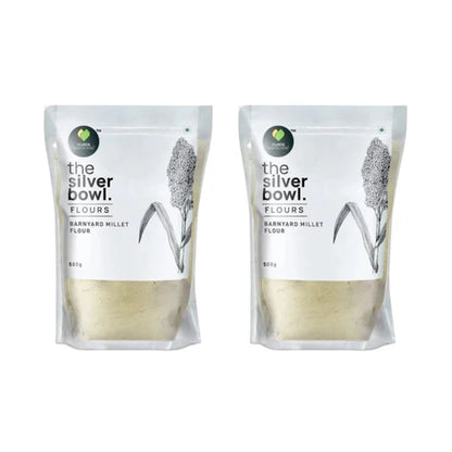 Vijaya Traditional Recipes The Silver Bowl Barnyard Millet Flour - 500 gm - Pack of 2