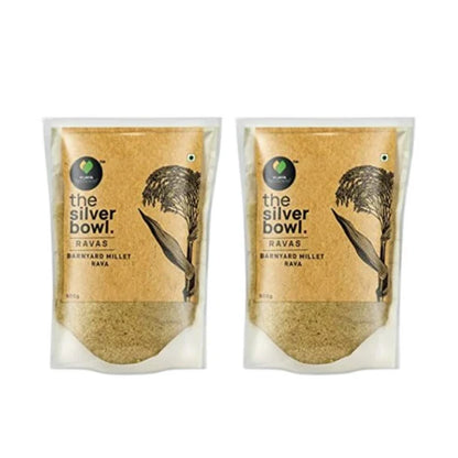 Vijaya Traditional Recipes The Silver Bowl Natural Barnyard Millet Rava - 500 gm - Pack of 2