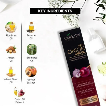 Oxyglow Herbals Red Onion Hair Oil - 100 ml