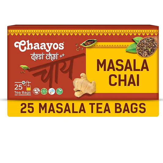 Chaayos Masala Chai Tea Bags - 25 bags
