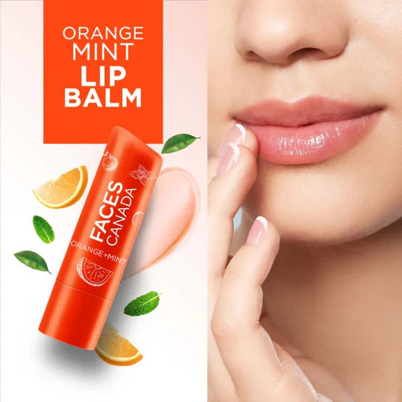 Faces Canada Vitamin C Lip Balm - Orange Mint - 4.8 gm