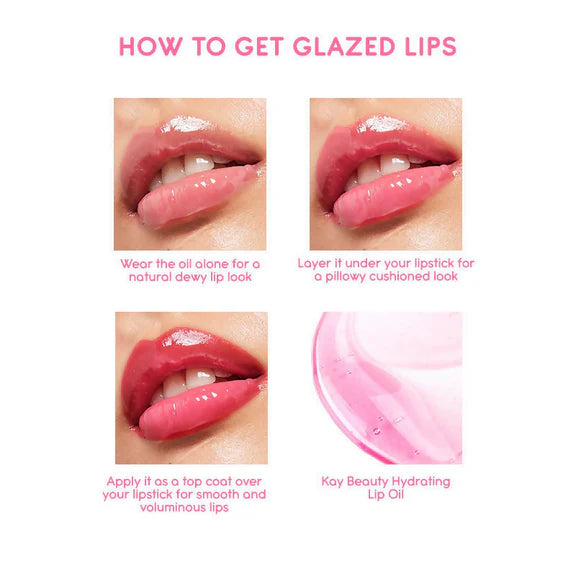 Kay Beauty Hydrating Lip Oil Gloss (Hydrate & Treat) - 6.8 ml