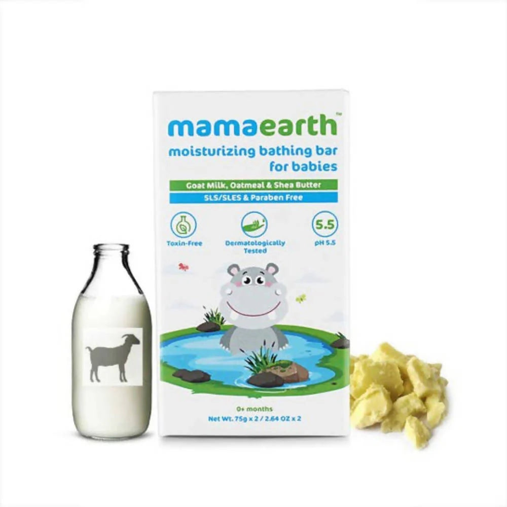 Mamaearth Moisturizing Bathing Bar Soap For Babies -Pack of 2