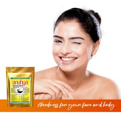 Anuhya Herbal Bath Natural Sunnipindi Powder Combo - combo
