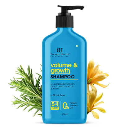 Botanic Hearth Volume & Growth Shampoo with blend of Rosemary & Cica - 473 ml