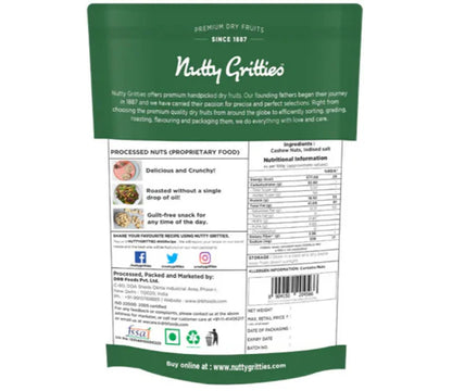Nutty Gritties Jumbo Roasted Cashew Nuts Lightly Salted - 200 gm