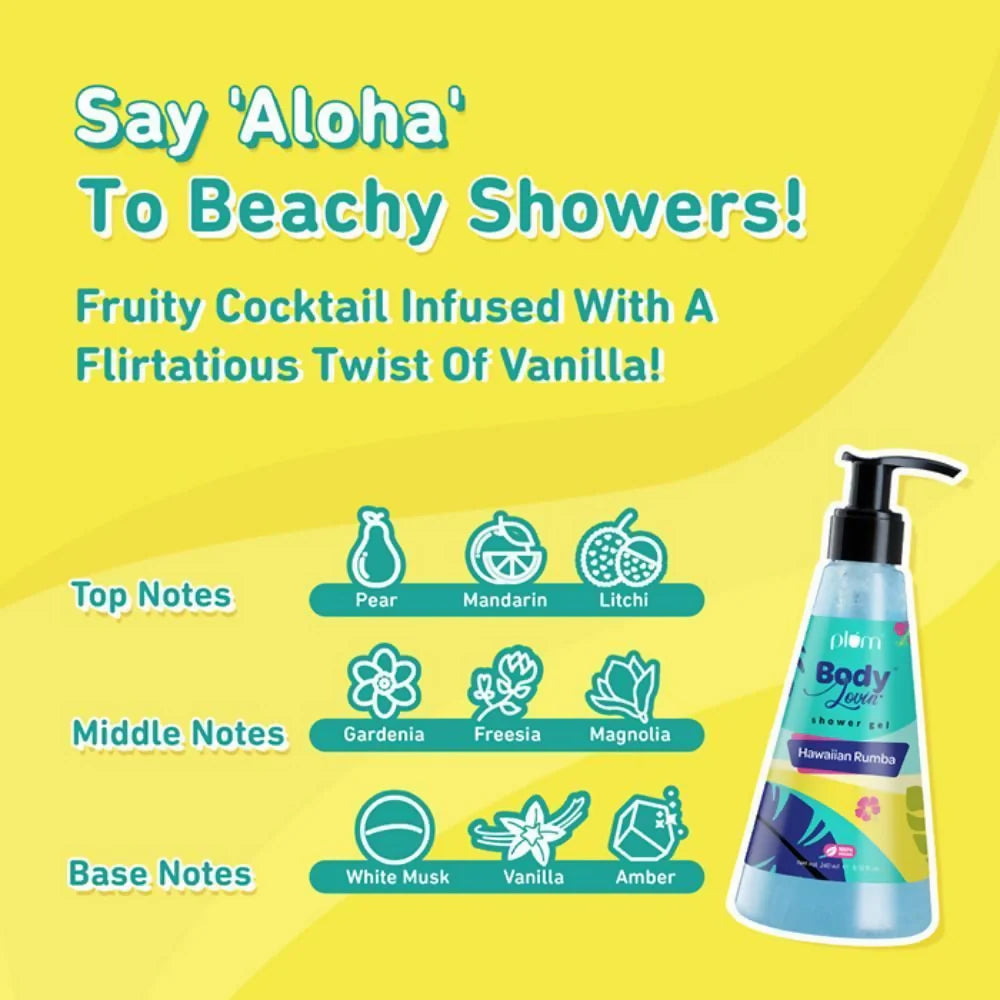 Plum BodyLovin' Hawaiian Rumba Shower Gel - 240 ml