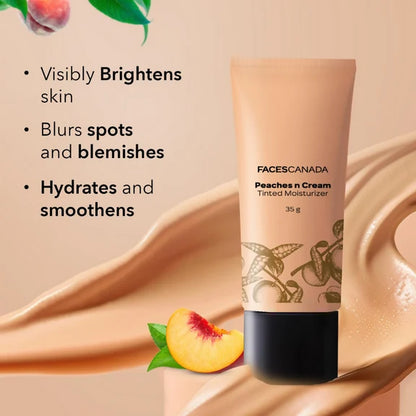Faces Canada Peaches N Cream Tinted Moisturizer - Honey Beige 03 - 35 gm