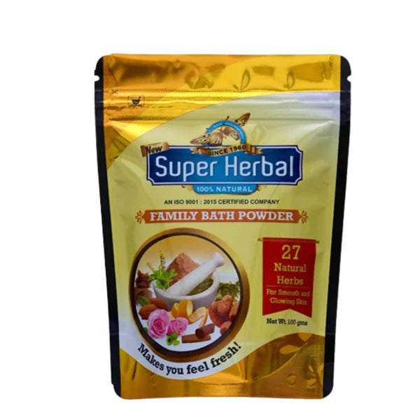 Super Herbal Family Bath Powder - 100 gm