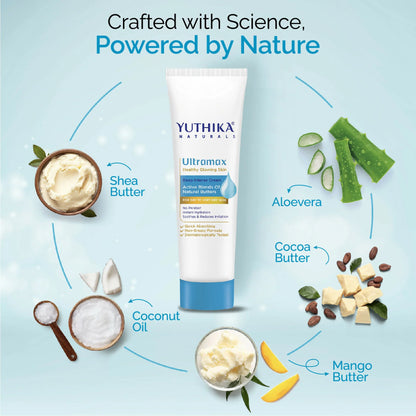 Yuthika Ultramax Deep Intense Moisturizing Cream|Face Moisturizer For Men & Women - 20 ml