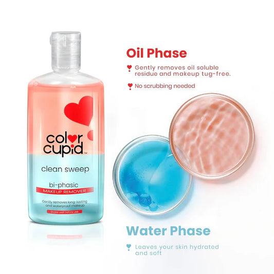 Color Cupid Bi-Phase Makeup Remover | For lips, eyes and face - 70 ml
