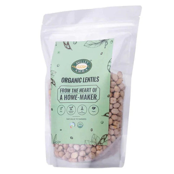 Millet Amma Organic Kabuli Channa - 500 gm
