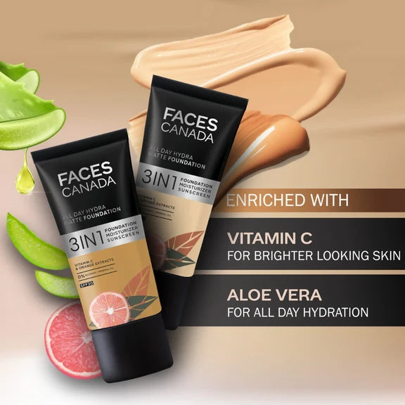 Faces Canada All In One Foundation with SPF 30 - Absolute Ivory 012 - 18 ml