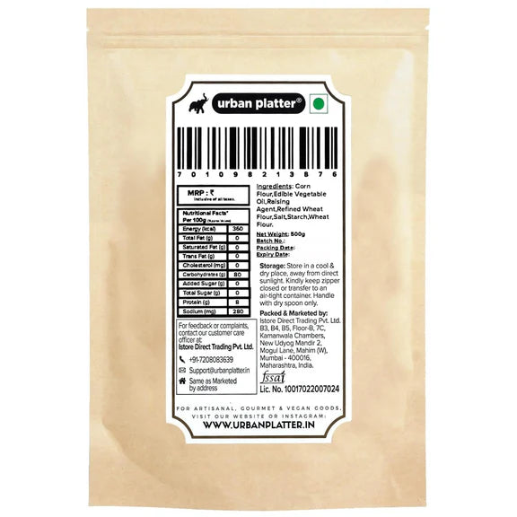 Urban Platter Pani Puri Golgappa Pellets Ready-To-Fry Or Microwave - 500 gm