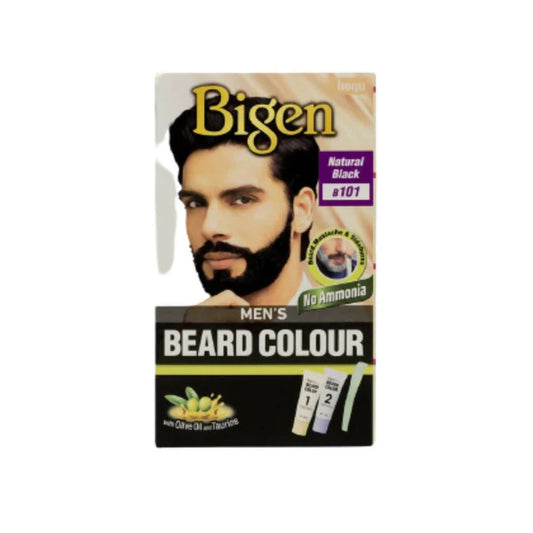 Bigen Mens Beard Colour Natural Black B101 - 40 gm