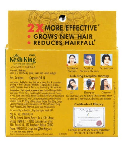 Kesh King Ayurvedic Hair Growth Capsules - 30 Capsules