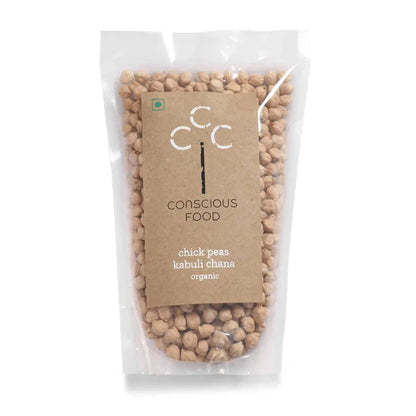 Conscious Food Chickpeas Kabuli Chana - 500 gm
