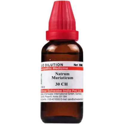 Dr. Willmar Schwabe India Natrum Muriaticum Dilution -30 ml