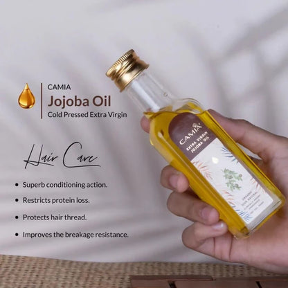 Camia Organic Extra Virgin Cold Pressed Jojoba Oil - 100 ml