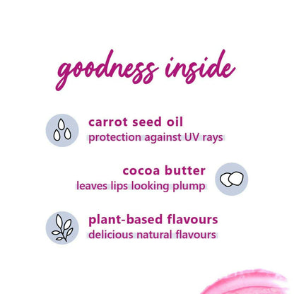 Plum Candy Melts Vegan Lip Balm Berry Feast For Dry & Chapped Lips, Natural SPF with Vitamin A - 12 gm
