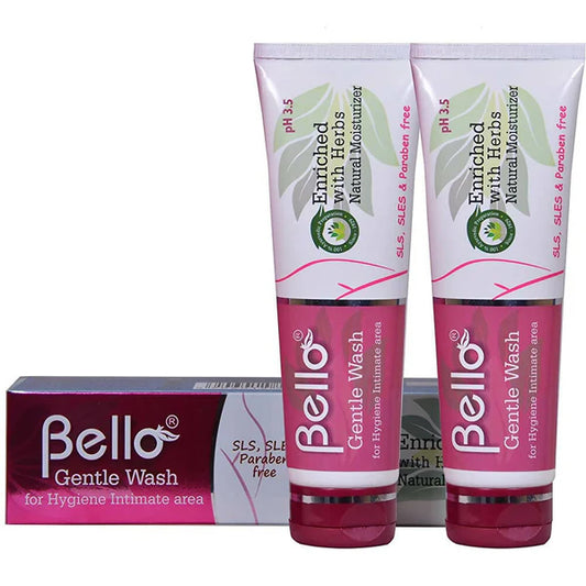 Bello Herbals Intimate Wash for Women - 100 ml - Pack of 2