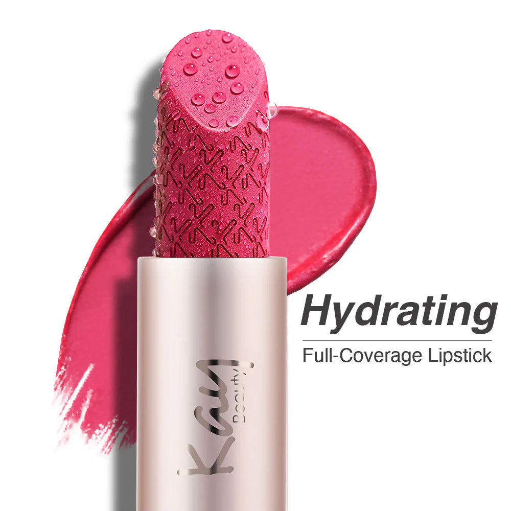 Kay Beauty Hydra Crème Hydrating Full Coverage Lipstick with Hyaluronic Acid Tomboy