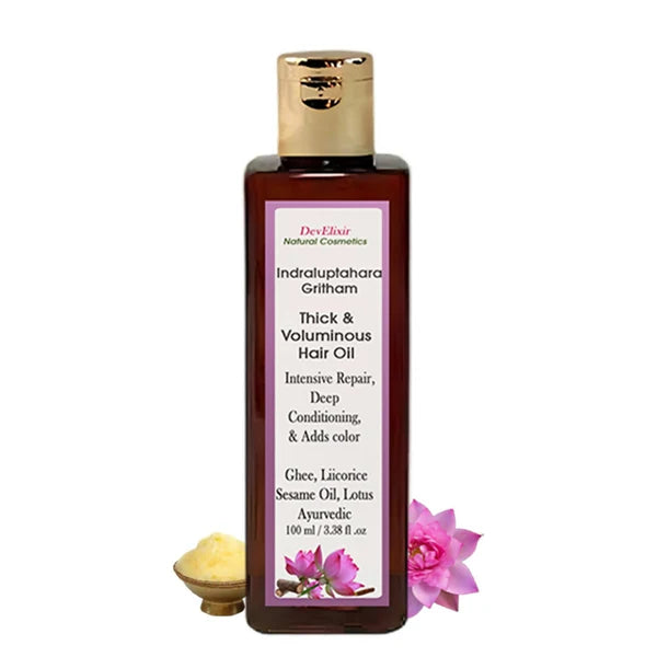 DevElixir Ayurvedic Hair Oil For Thick, Voluminous Hair - 100 ml