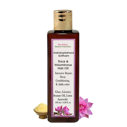 DevElixir Ayurvedic Hair Oil For Thick, Voluminous Hair - 100 ml