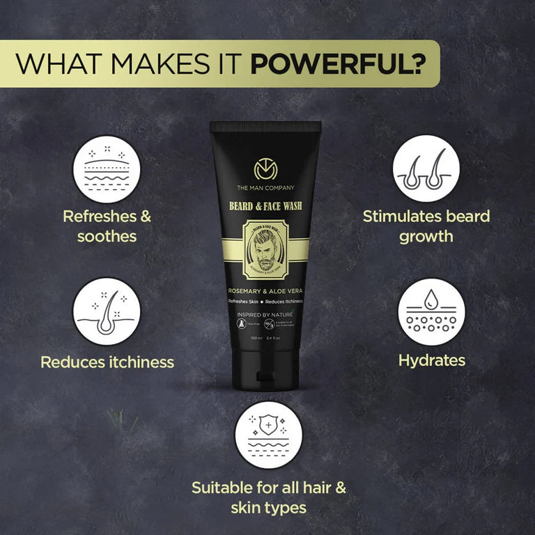 The Man Company Beard & Face Wash - 100 ml