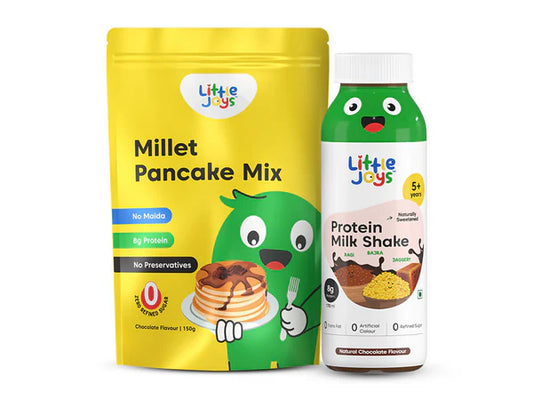 Little Joys Millet Pancake Mix + Protein Milkshake - combo