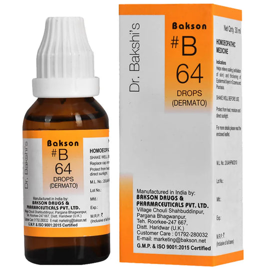 Bakson's Homeopathy B64 Dermato Drops