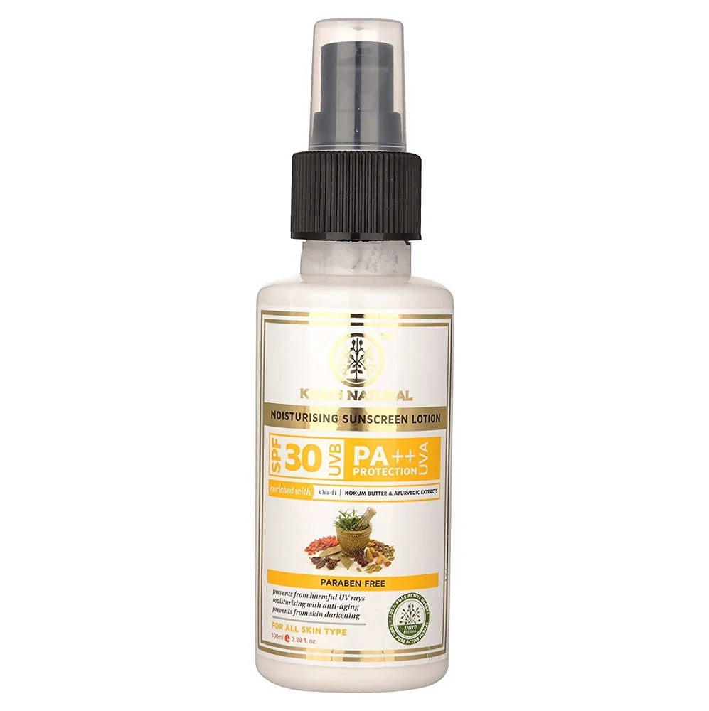 Khadi Natural Moisturising Sunscreen Lotion SPF 30 - 100 ml