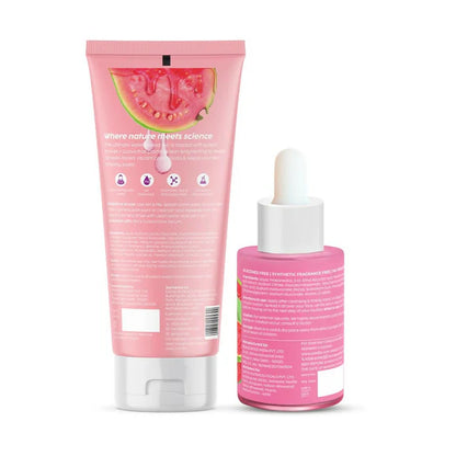 PLIX The Plant Fix 10% Vitamin C Guava Combo - Juicy Cleanser and Face Serum - combo