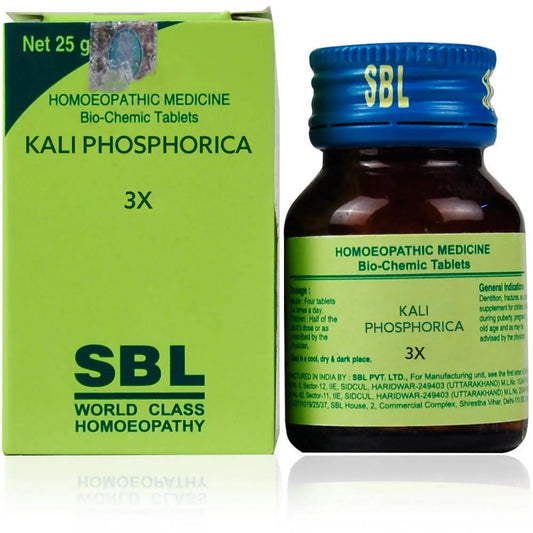 SBL Homeopathy Kali Phosphorica Biochemic Tablet -3X