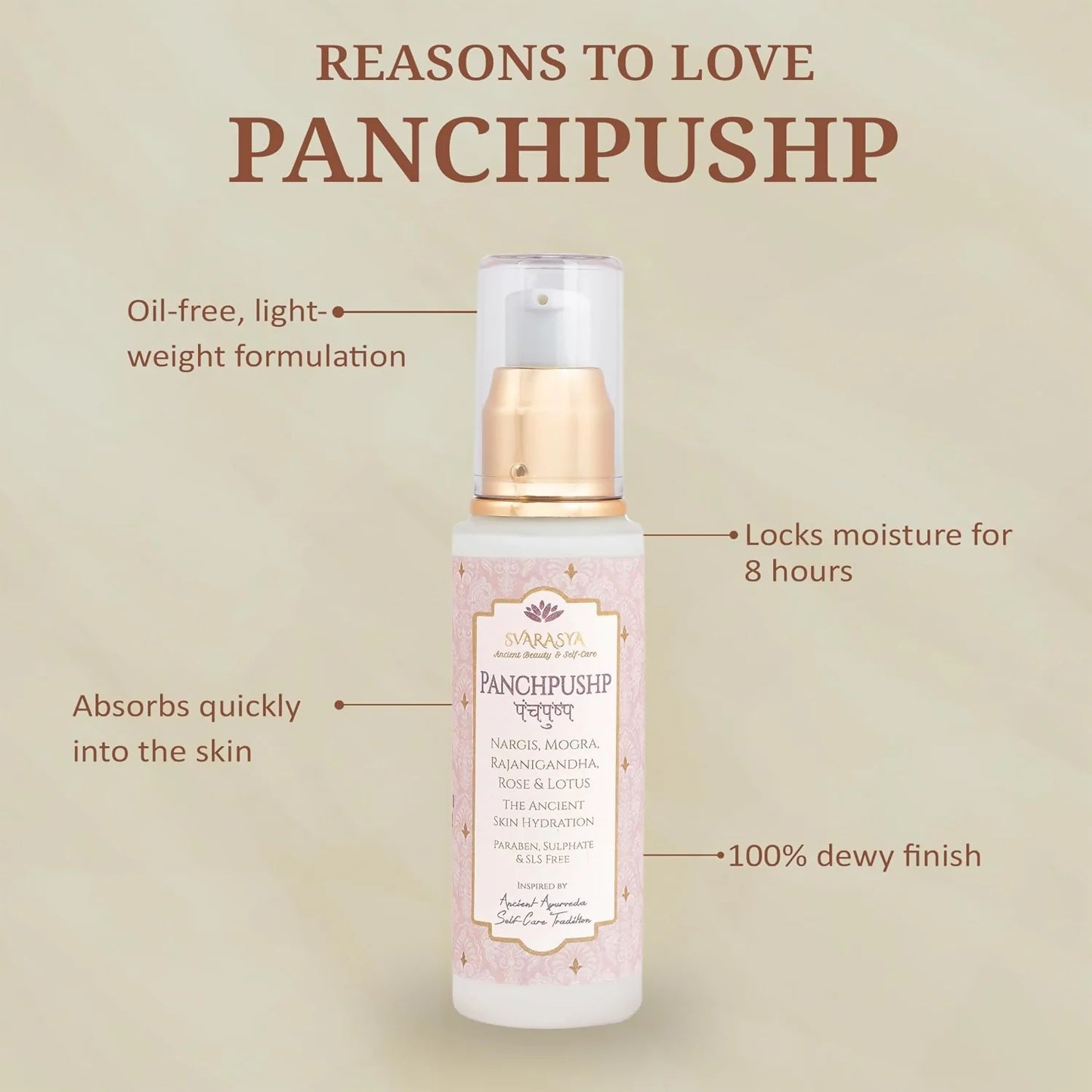 Svarasya Panchpushp Moisturizer Lotion - 50 ml