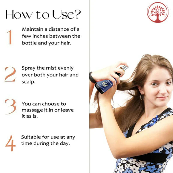 Ivory Natural Dandruff Hair Mist For Flake-Free Confidence And Silky Smooth Hair - 200 ml