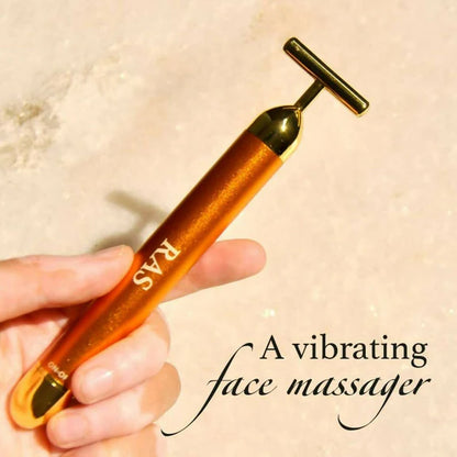 Ras Luxury Oils 24K Gold Vibrating Face Massager - 1 pcs